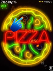 free iPhone app Neon Mania