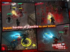 free iPhone app Zombie Crisis 3D 2: HUNTER HD