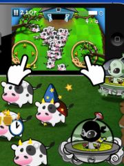 free iPhone app Cows vs Aliens