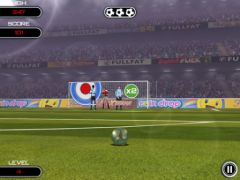 free iPhone app Flick Soccer! HD