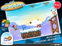 free iPhone app Rat on a Snowboard