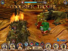 free iPhone app Monster Trouble HD