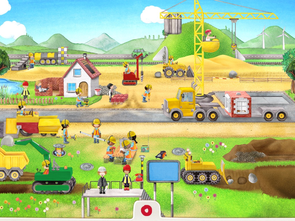 App iPad (et iPhone) pour enfants : en route pour les travaux en ce Dimanche